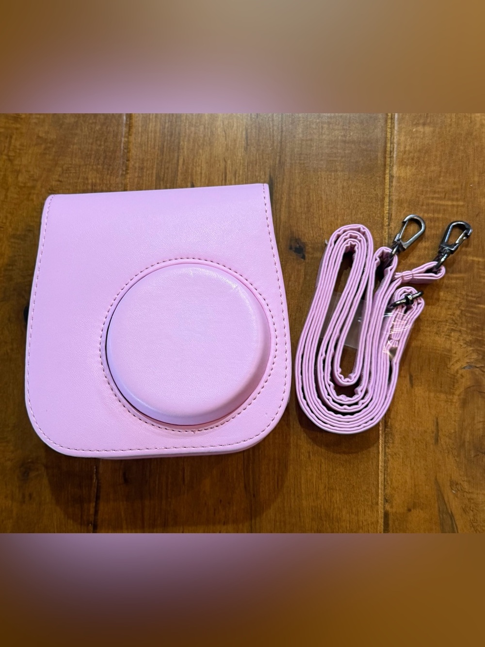 Pink Polaroid Camera Case with Strap